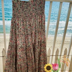 Natural Life Floral Patterned Skirt
